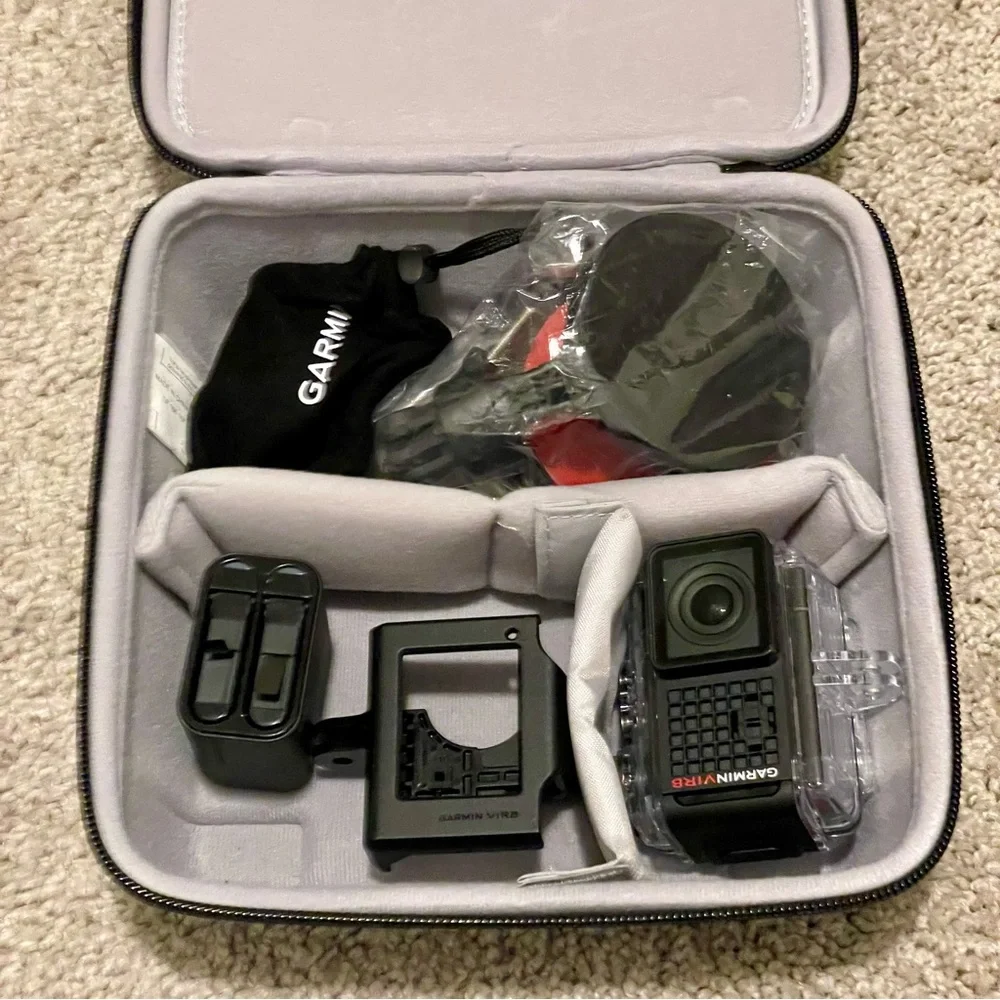 EUC | Garmin VIRB Ultra 30 Action Camera, Gimbal, & Accessories Bundle